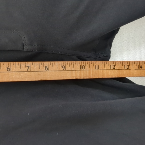 Tommy Hilfiger Women's Black Straight Cut Black Stretchy Jean Style Pants Sz 16 - Picture 9 of 12